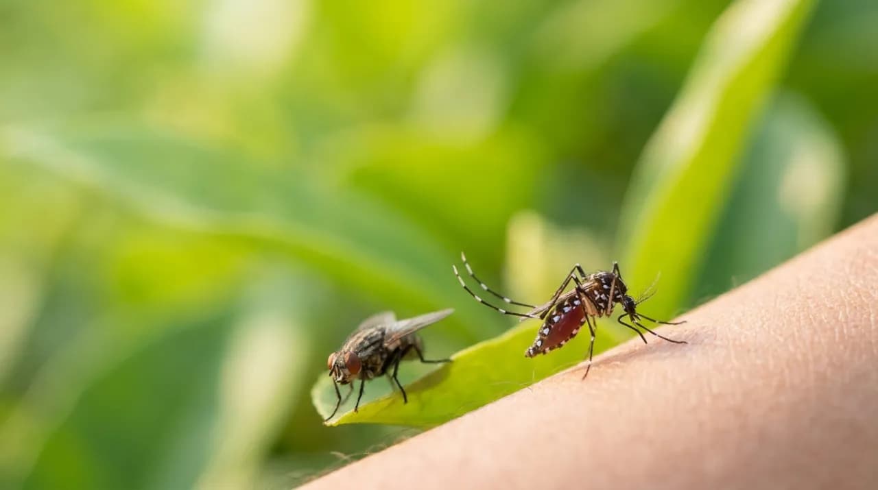 Controle de moscas e mosquitos em ambientes