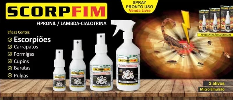 SCORPFIM — Lambda-Cialotrina 0,75 g/L + Fipronil 0,25 g/L